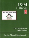 1994 Oldsmobile Bravada Factory Shop Service Repair Manual Supplement