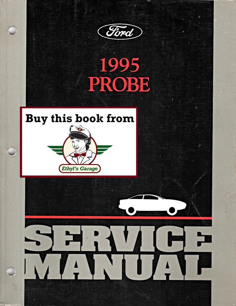 1995 Ford Probe Factory OEM Shop Repair Maintenance Service Manual
