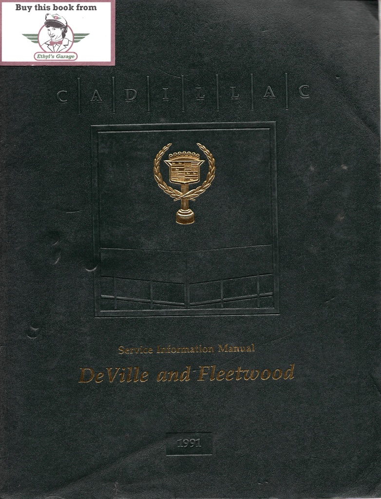 1991 Cadillac DeVille & Fleetwood Shop Service Repair Manual