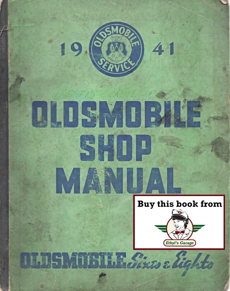 1941 Oldsmobile 6 and 8 Full Line Factory OEM Shop Service Repair Manual