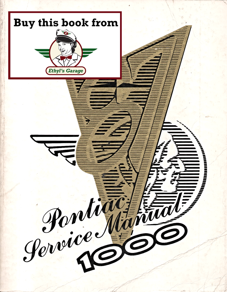 1987 Pontiac 1000 (T1000) Factory OEM Repair Shop Service Manual