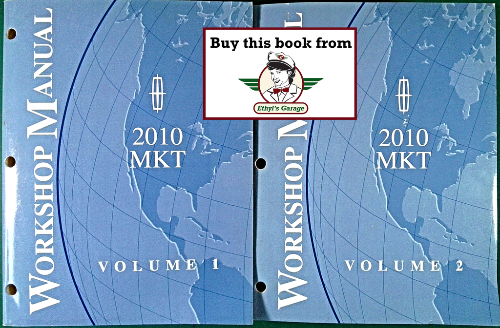 2010 Ford Lincoln MKT Original OEM Factory Shop Service Workshop Manual Set