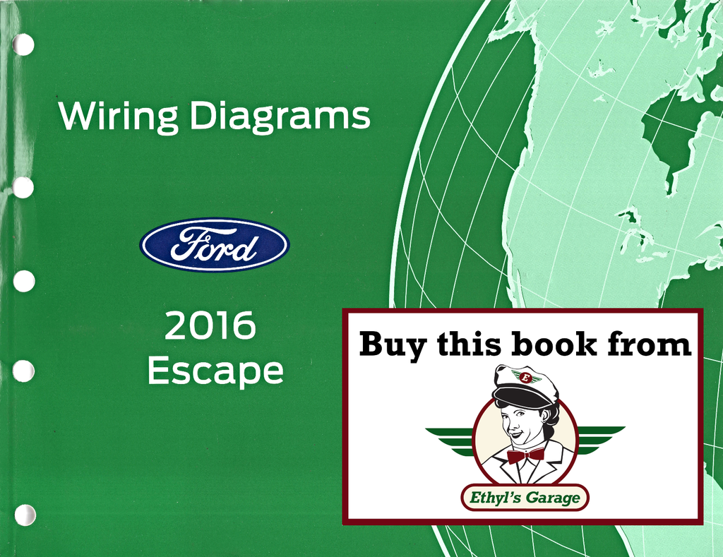 2016 Ford Escape Electrical Wiring Diagrams Shop Service Repair Manual