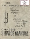 1970 Oldsmobile Full Line Factory OEM Chassis Shop Service Repair Manual
