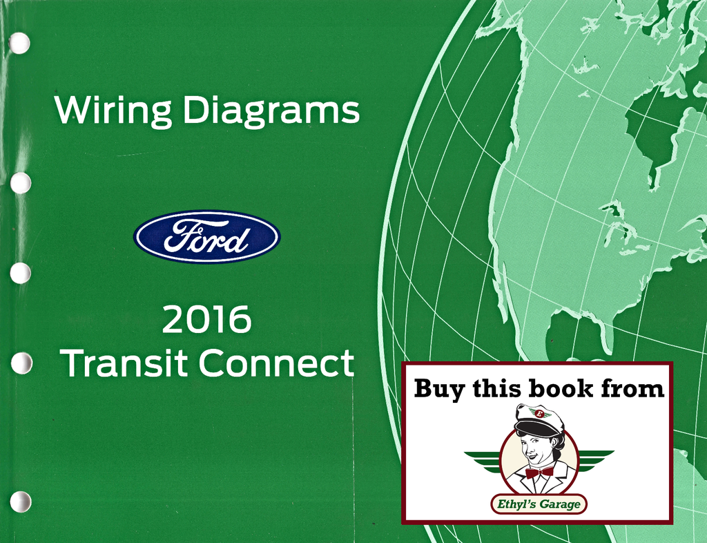 2016 Ford Transit Connect Electrical Wiring Diagrams Manual