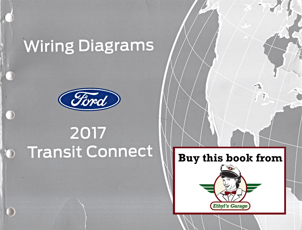 2017 Ford Transit Connect Electrical Wiring Diagrams Manual