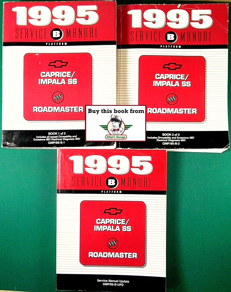 1995 Chevrolet Caprice, Impala SS, Buick Roadmaster Factory OEM Shop Service Repair Manual