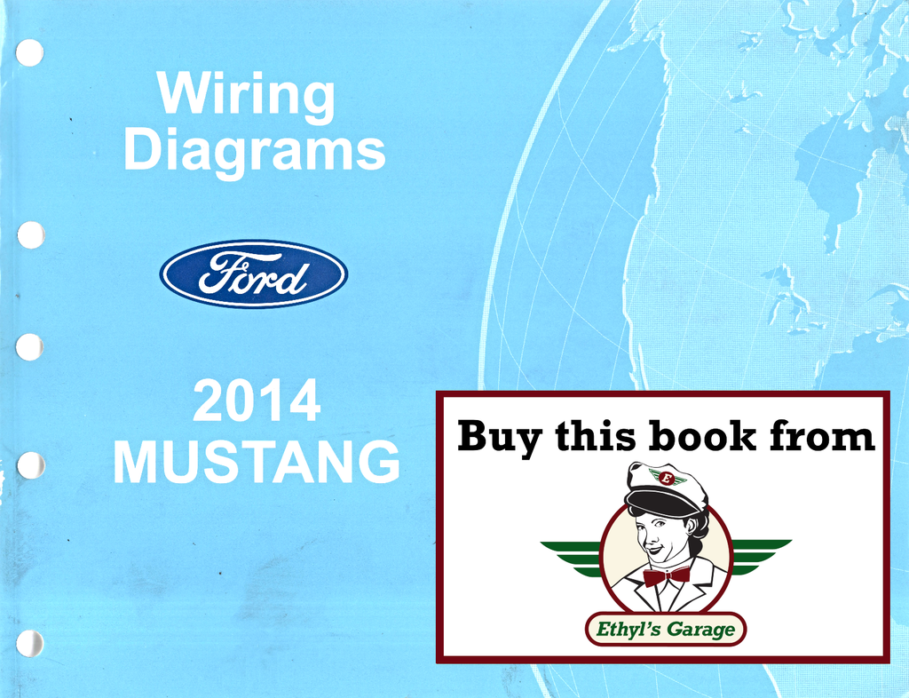 2014 Ford Mustang Electrical Wiring Diagrams Manual