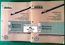 1996 Oldsmobile Aurora, Buick Riviera G-Platform OEM Factory Shop Service Repair Manual 2 Vol Set