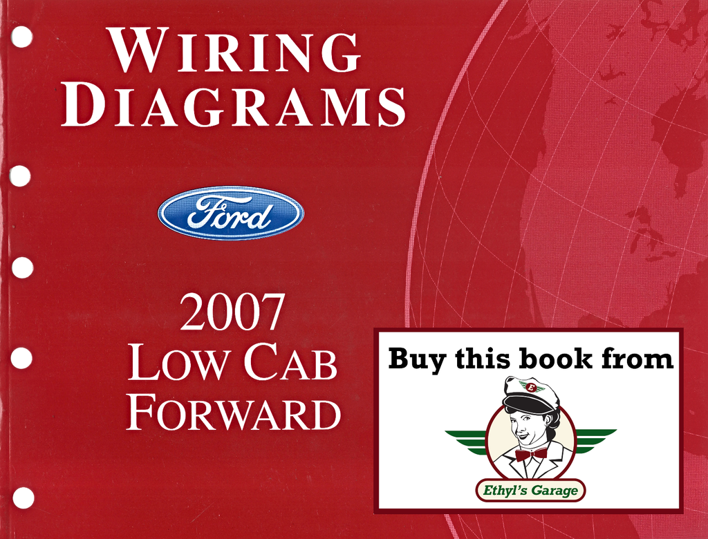 2007 Ford Low Cab Forward Factory Electrical Wiring Diagrams Manual