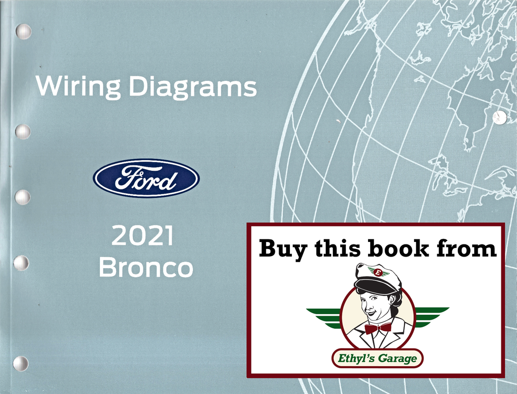 2021 Ford Bronco Electrical Wiring Diagrams Manual
