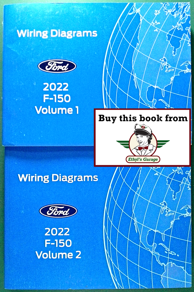 2022 Ford F-150 (F150) Electrical Wiring Diagrams Manual 2 Volume Set
