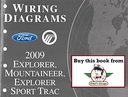 2009 Ford Explorer, Explorer Sport Trac & Mercury Mountaineer Factory Electrical Wiring Diagrams Manual