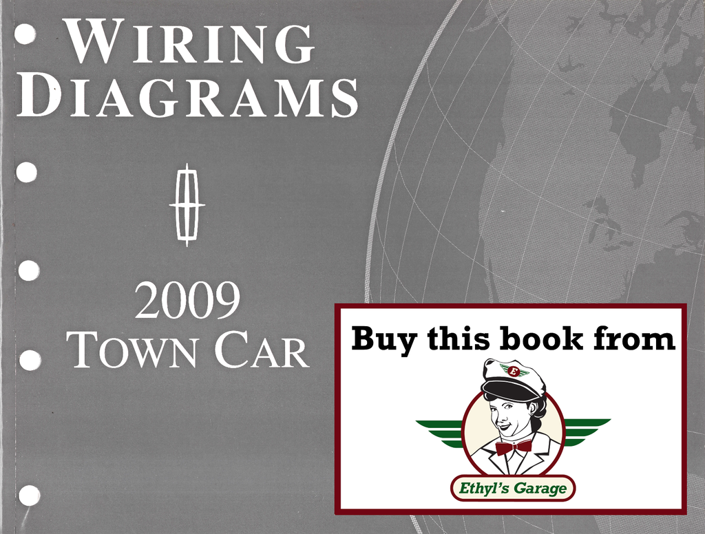 2009 Ford Lincoln Town Car Factory Electrical Wiring Diagrams Manual