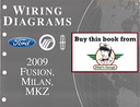 2009 Ford Fusion, Mercury Milan, Lincoln MKZ Factory Electrical Wiring Diagrams Manual