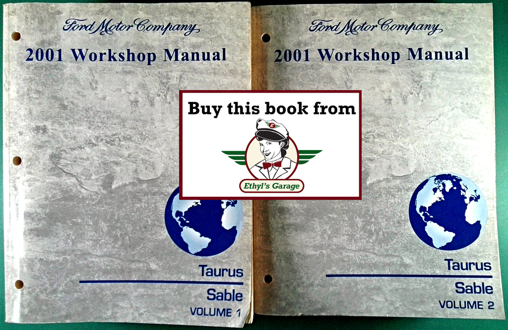 2001 Ford Taurus, Mercury Sable Factory Service Manual Set