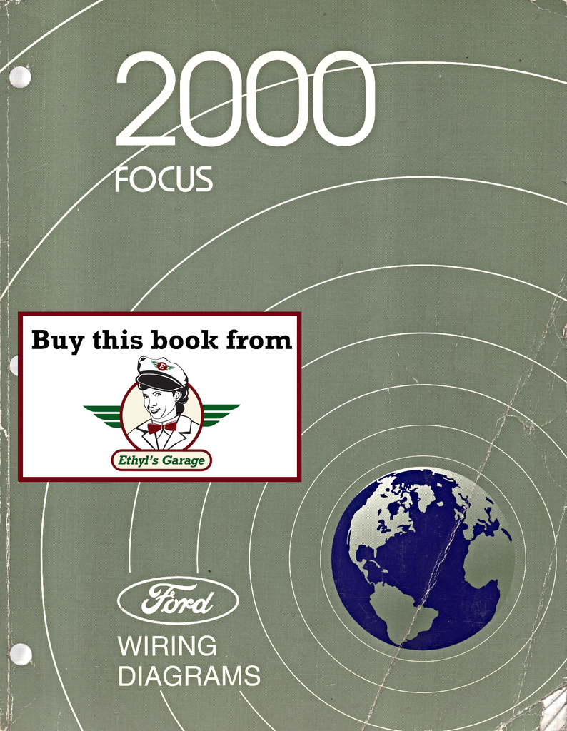 2000 Ford Focus Factory Electrical Wiring Diagrams Manual