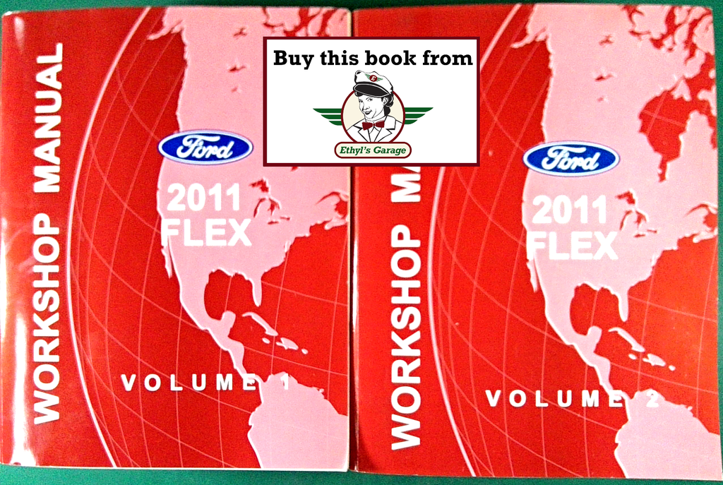 2011 Ford Flex Factory Workshop Service Manual Set