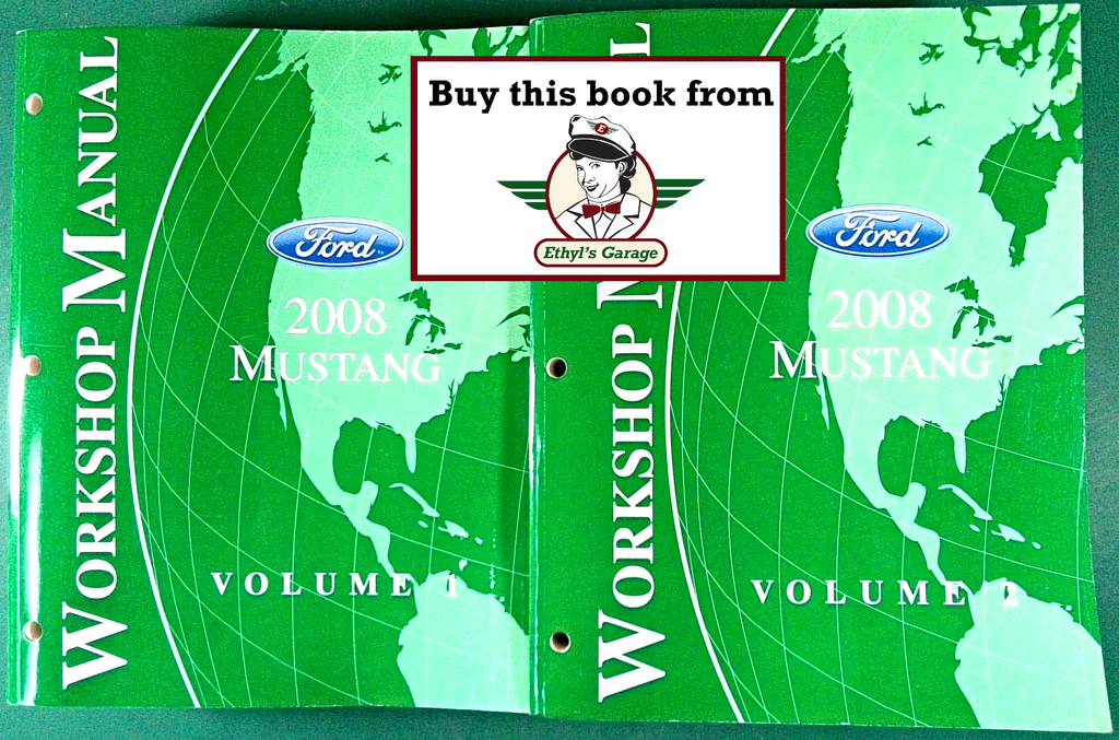 2008 Ford Mustang Factory Workshop Service Manual Set