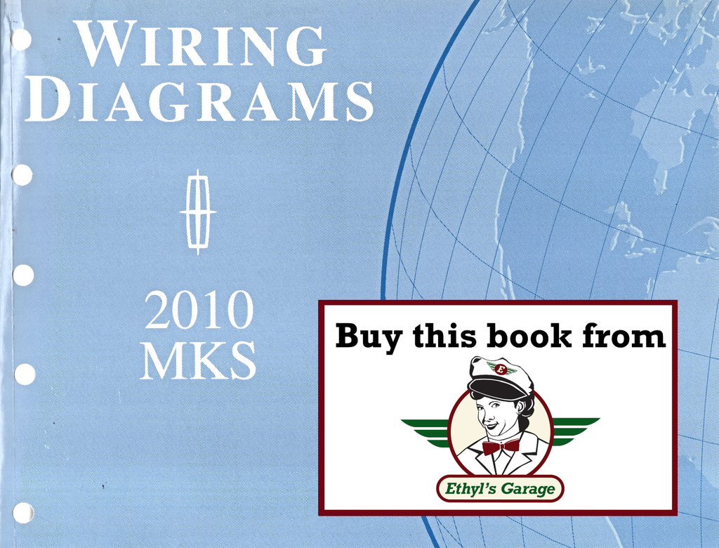 2010 Ford Lincoln MKS Factory Electrical Wiring Diagrams Manual