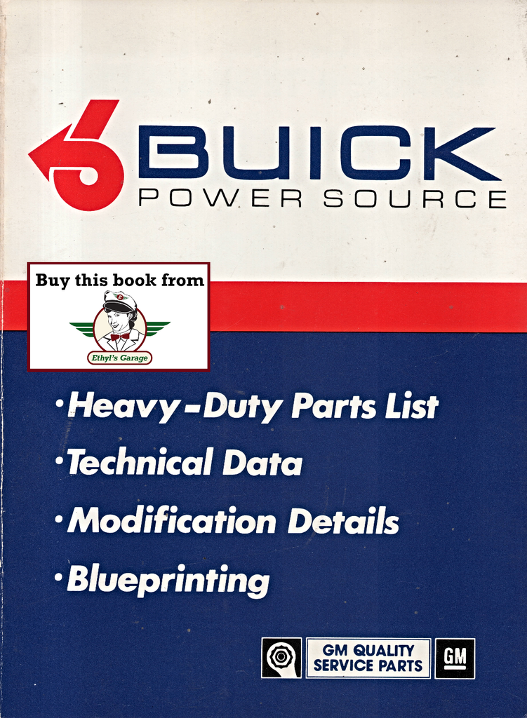 1986 Buick Power Source Parts & Modification Catalog--Grand National, Racing Parts