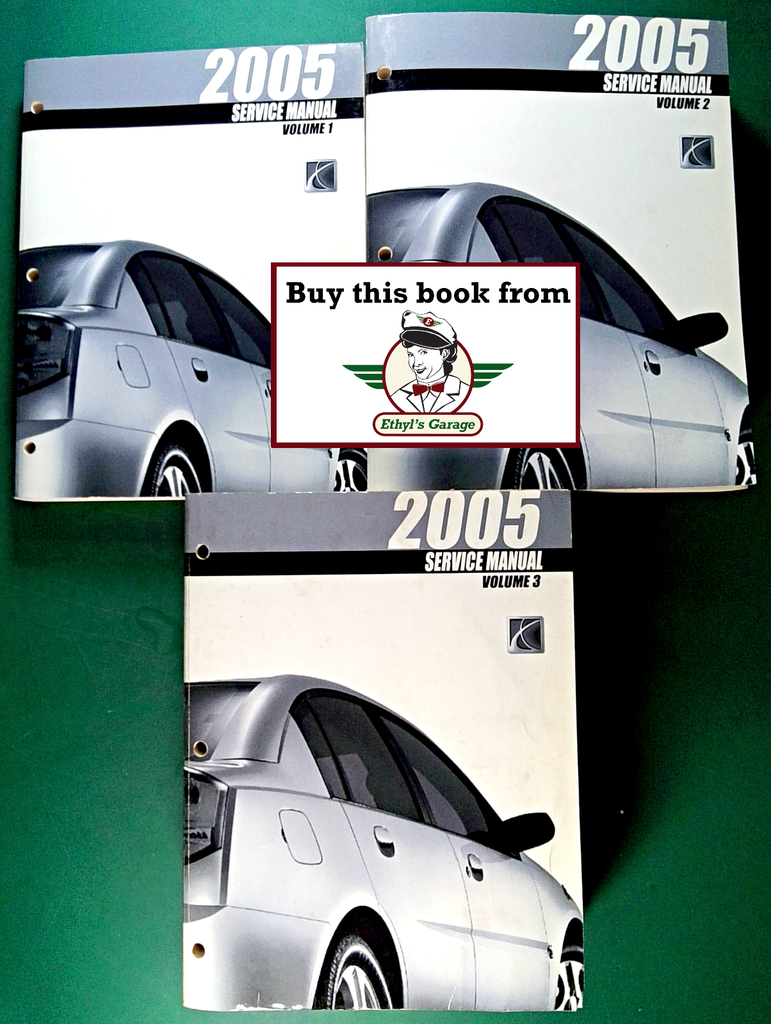 2005 Saturn ION Factory Shop Repair Service Manual Set