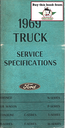 1969 Ford Truck Factory Service Specifications Manual, All Models