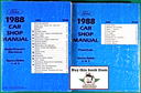 1988 Ford Taurus, Mercury Sable Factory Shop Service Repair Manual Set