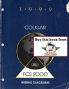 1999 Ford Mercury Cougar Factory Electrical Wiring Diagrams Manual