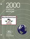 2000 Ford Contour, Mercury Mystique Factory Electrical Wiring Diagrams Manual