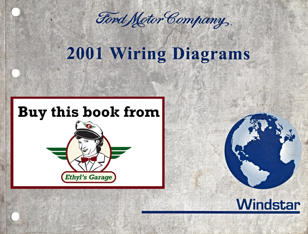 2001 Ford Windstar Factory Electrical Wiring Diagrams Manual