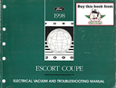 1998 Ford Escort Coupe Factory Electrical Vacuum & Troubleshooting Wiring Diagrams Manual