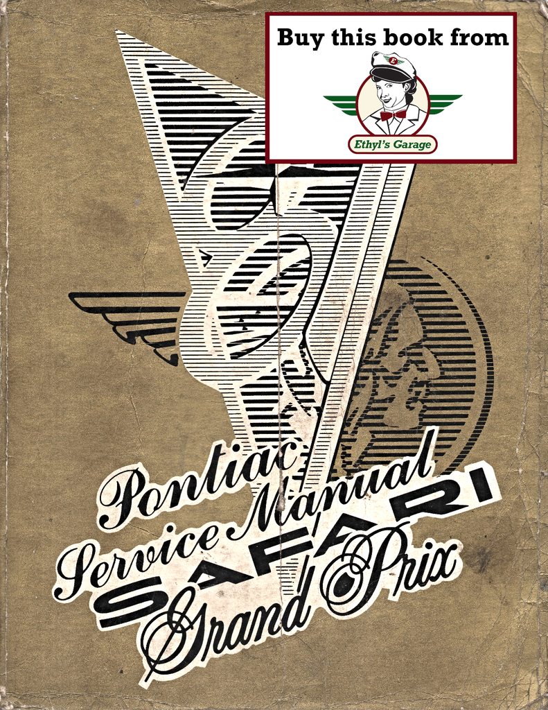 1987 Pontiac Grand Prix, Safari Factory Shop Repair Service Manual