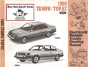 1986 Ford Tempo, Mercury Topaz Factory Electrical & Vacuum Troubleshooting Wiring Diagrams Manual EVTM