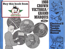 1988 Ford Crown Victoria, Mercury Grand Marquis Factory Electrical & Vacuum Troubleshooting & Wiring Diagrams Manual (EVTM)