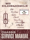 1972 Oldsmobile Factory Shop Repair Chassis Service Manual--F-85, Cutlass, 442, Vista & Custom Cruiser Wagon, Delta 88, Toronado, Ninety-Eight (98) 