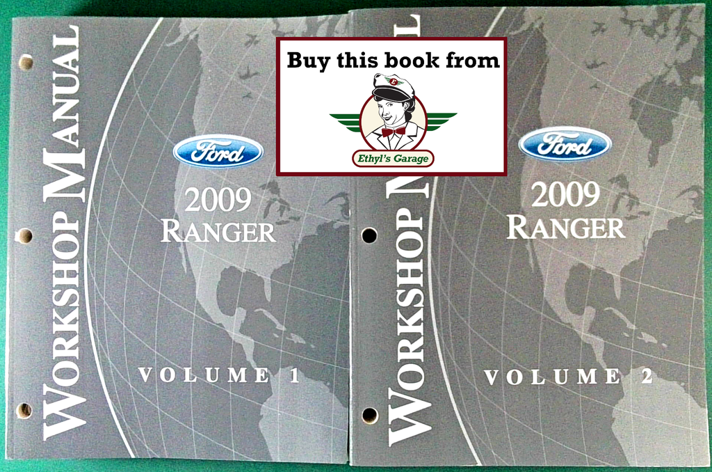 2009 Ford Ranger Factory Workshop Service Manual Set