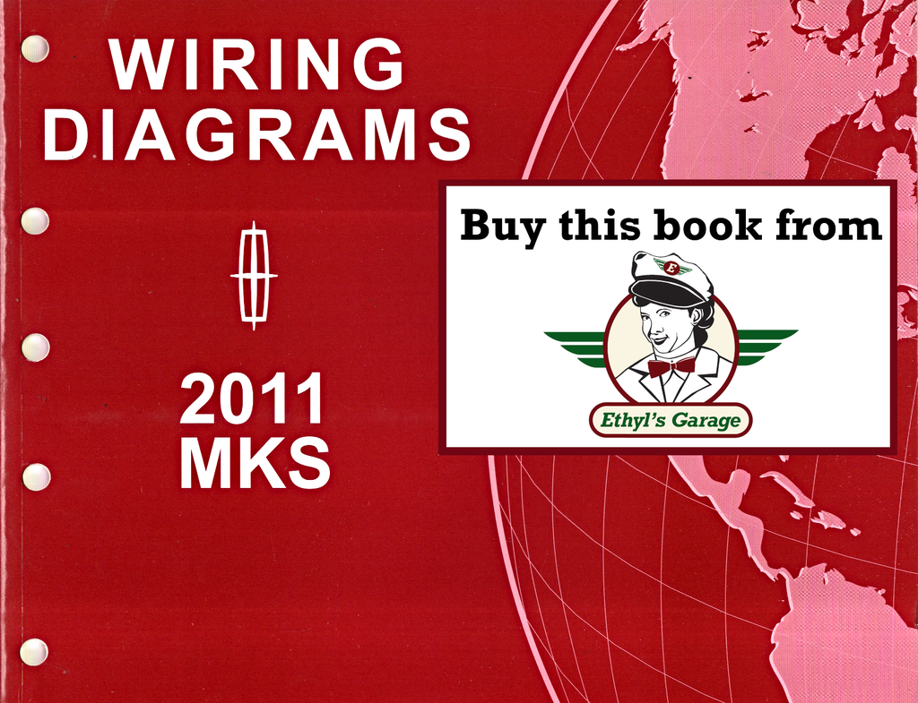 2011 Ford Lincoln MKS Factory Electrical Wiring Diagrams Manual