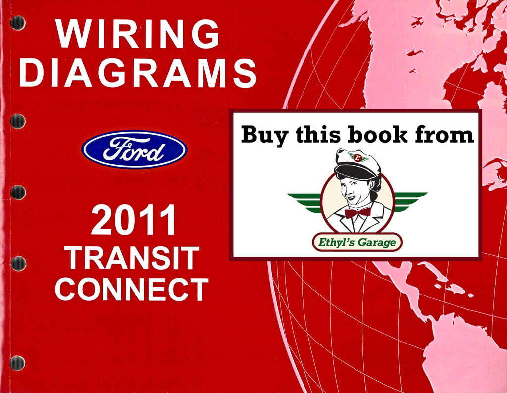 2011 Ford Transit Connect Factory Electrical Wiring Diagrams Manual