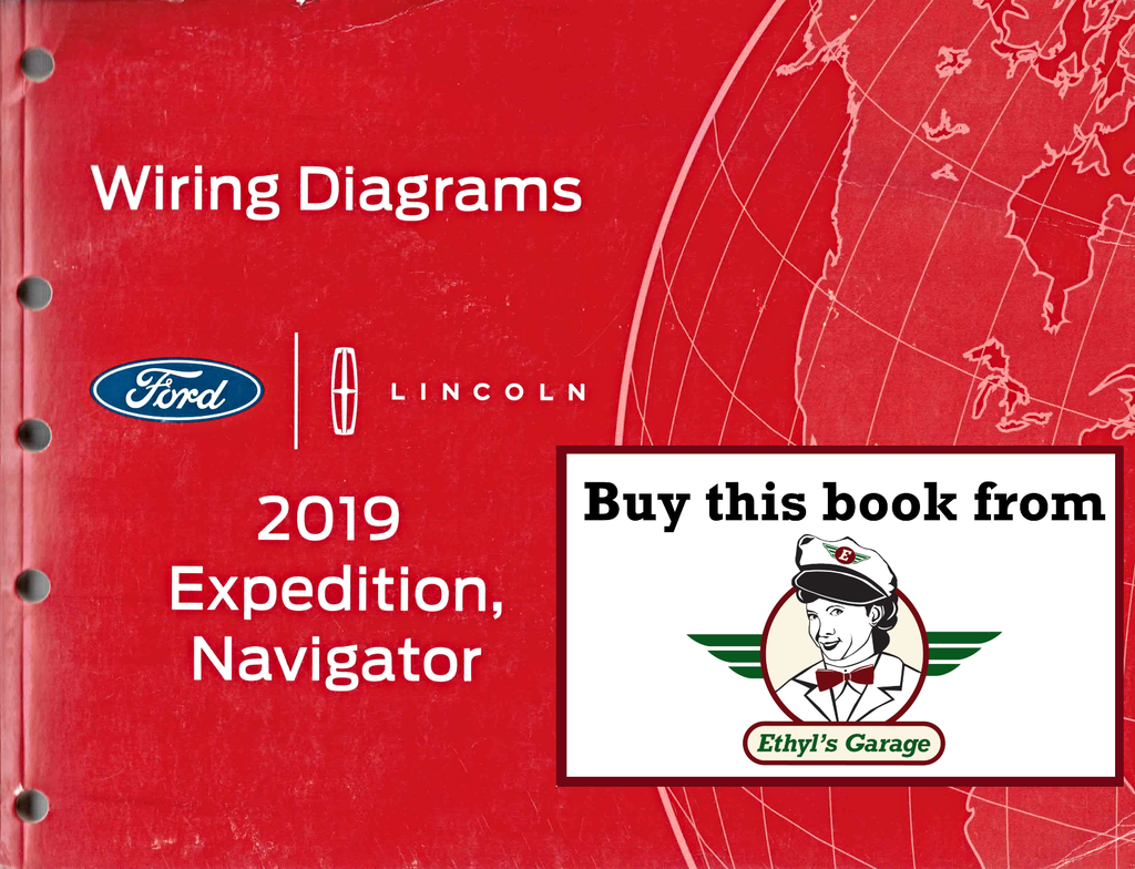 2019 Ford Expedition, Lincoln Navigator Factory Electrical Wiring Diagrams Manual