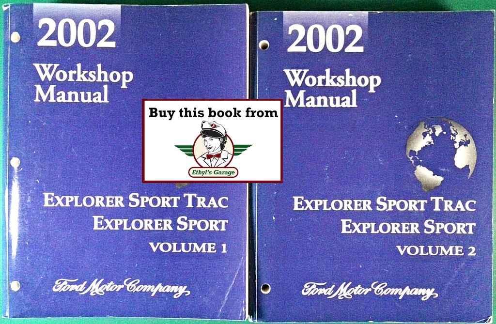 2002 Ford Explorer Sport Trac, Explorer Sport Factory Workshop Service Manual Set