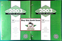 2003 Pontiac Bonneville Factory Shop Repair Service Manual 2 Vol. Set