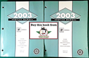 2003 Buick LeSabre Factory Shop Repair Service Manual 2 Vol. Set