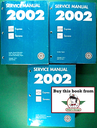 2002 Chevrolet/GMC G-Van, Chevrolet Express, GMC Savana Factory Shop Repair Service Manual Set