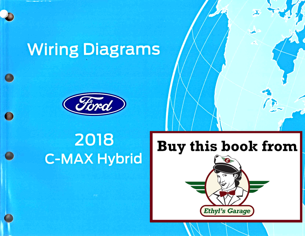 2018 Ford C-Max Hybrid Factory Electrical Wiring Diagrams Manual