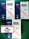 1998 Pontiac Grand Prix Factory Shop Repair Service Manual 2nd Edition 3 Vol. Set