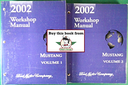 2002 Ford Mustang Factory Workshop Service Manual Set