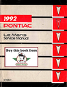 1992 Pontiac LeMans Factory Shop Repair Service Manual