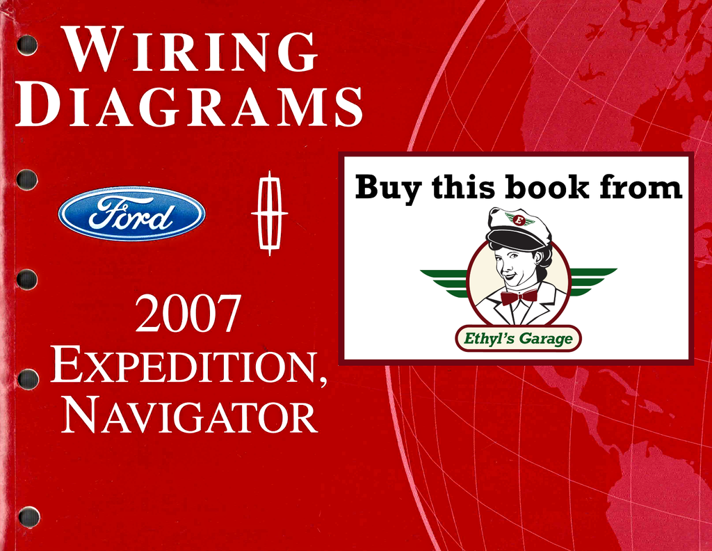 2007 Ford Expedition, Lincoln Navigator Factory Electrical Wiring Diagrams Manual