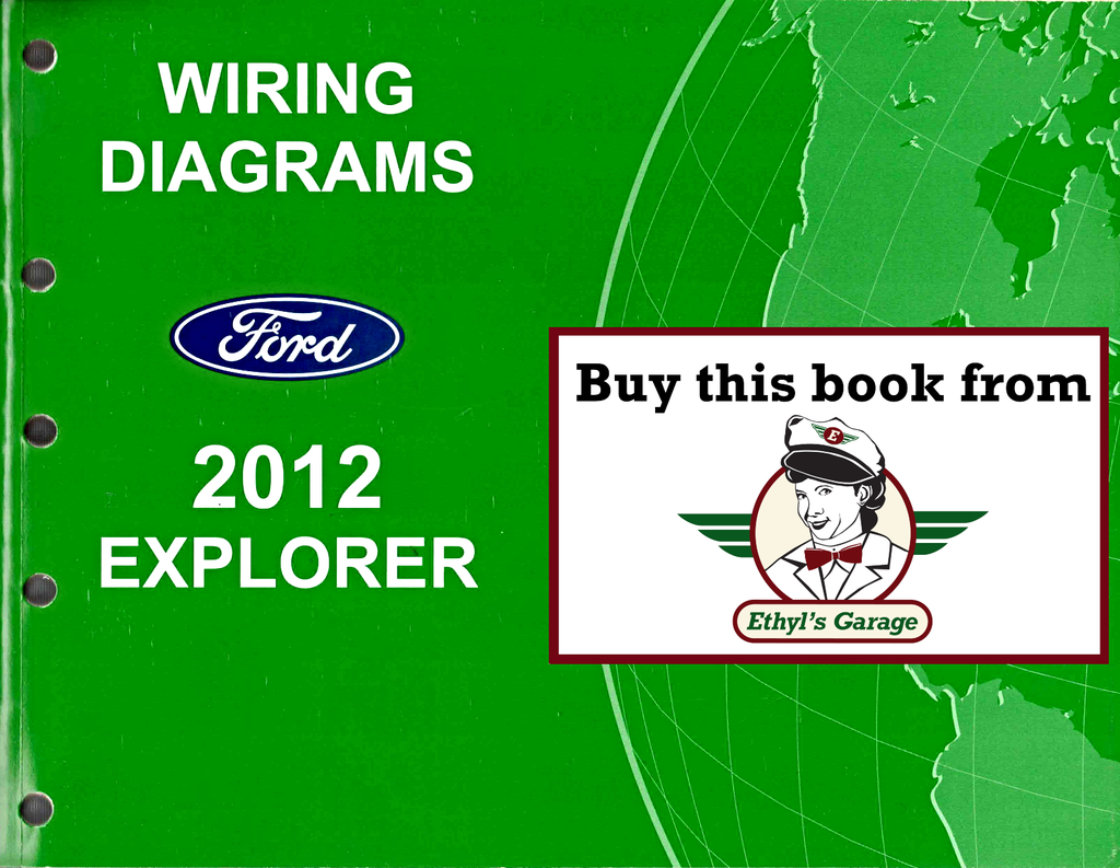 2012 Ford Explorer Factory Electrical Wiring Diagrams Manual